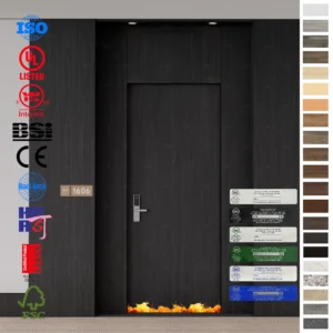 Fire Rated Door made from European HPL compact laminate.