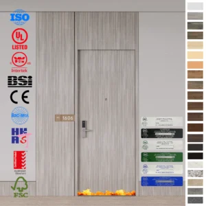 Fire Rated Door with UL10B/10C 20-minute certification.