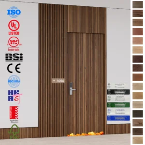 Fire Rated Door with HPL finish, 30/60 minute fire ratings.