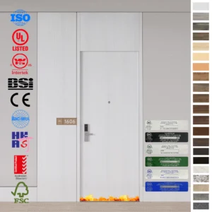 Fire Rated Door crafted for hotels in UAE, Saudi, and Qatar.