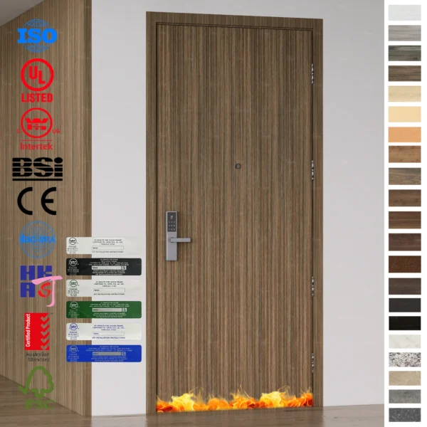 Fire Rated Door AS standard wood FD30 FD60 FD90.