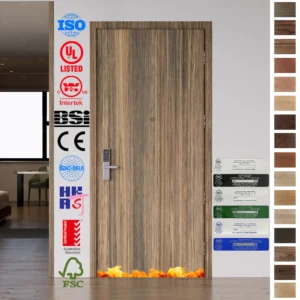 Fire Rated Door AS1530-4 certified for Australia hotel projects.