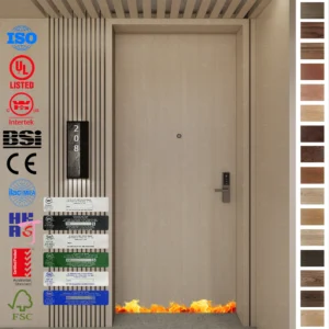 Fire Rated Door UL interior certified for hotel projects.