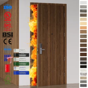 Fire Rated Door with HPL finish for Australia luxury hotels.