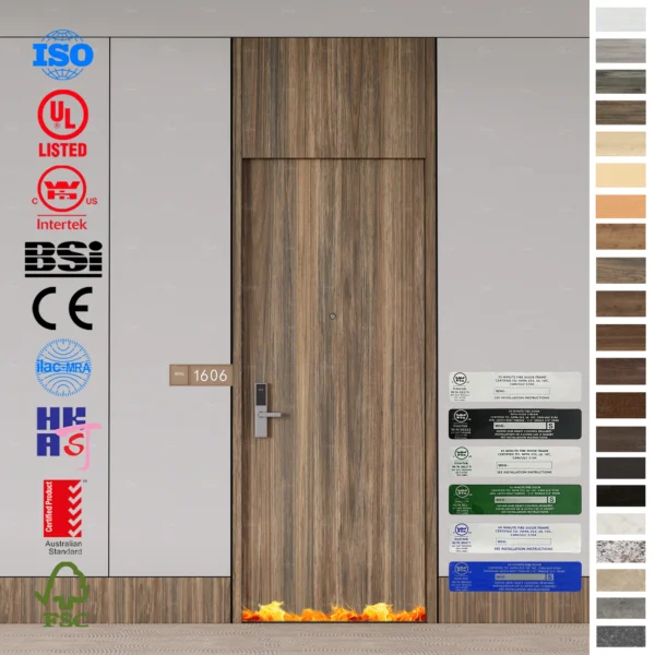 Fire Rated Door solutions meeting Australian Standards for hotels.