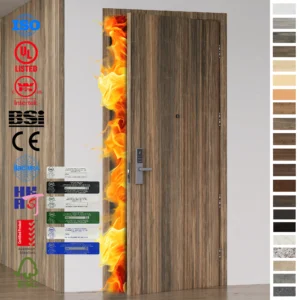 Fire Rated Door CANULC approved, crafted with HPL finish for hotel interiors.
