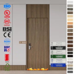 Fire Rated Door BS EN 1634 certified for bedrooms and interiors.