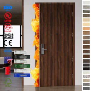 Fire Rated Door built for hotel projects.