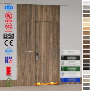 Premium Fire Rated Door with European standard certification.
