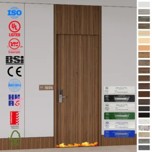 Fire Rated Door solutions for hotel projects in USA, Canada, Mexico.