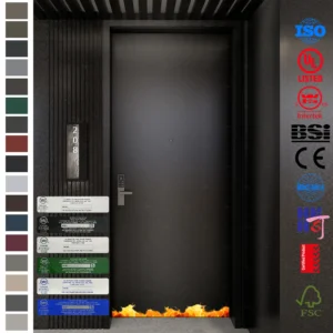 Fire Rated Door supplier for Spain hotel projects.