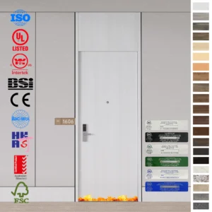 Fire Rated Door FD30 wooden HPL door built for projects.