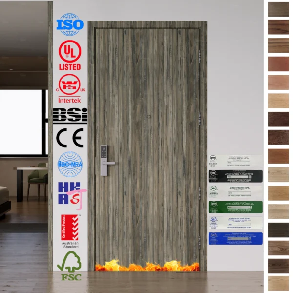 Fire Rated Door UL certified supplier in North America.