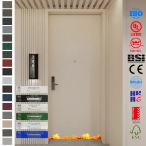 Fire Rated Door with 35dB soundproof performance.