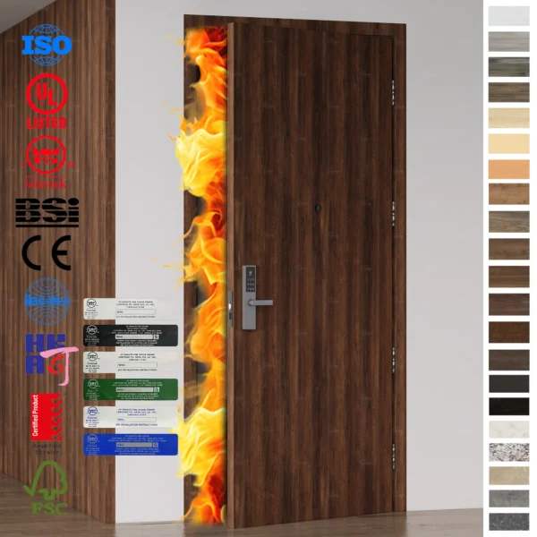 Fire Rated Door offering 60-minute fire resistance.