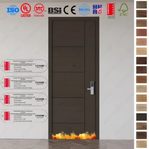 Discover our Fire Rated Door project with custom fireproof wood doors.
