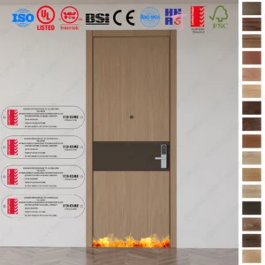 Choose a Fire Rated Door supplier in China for custom hotel projects.
