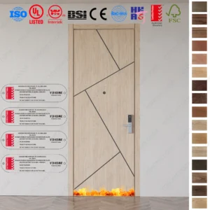 Custom Fire Rated Door for hotels, supplied at factory wholesale prices.