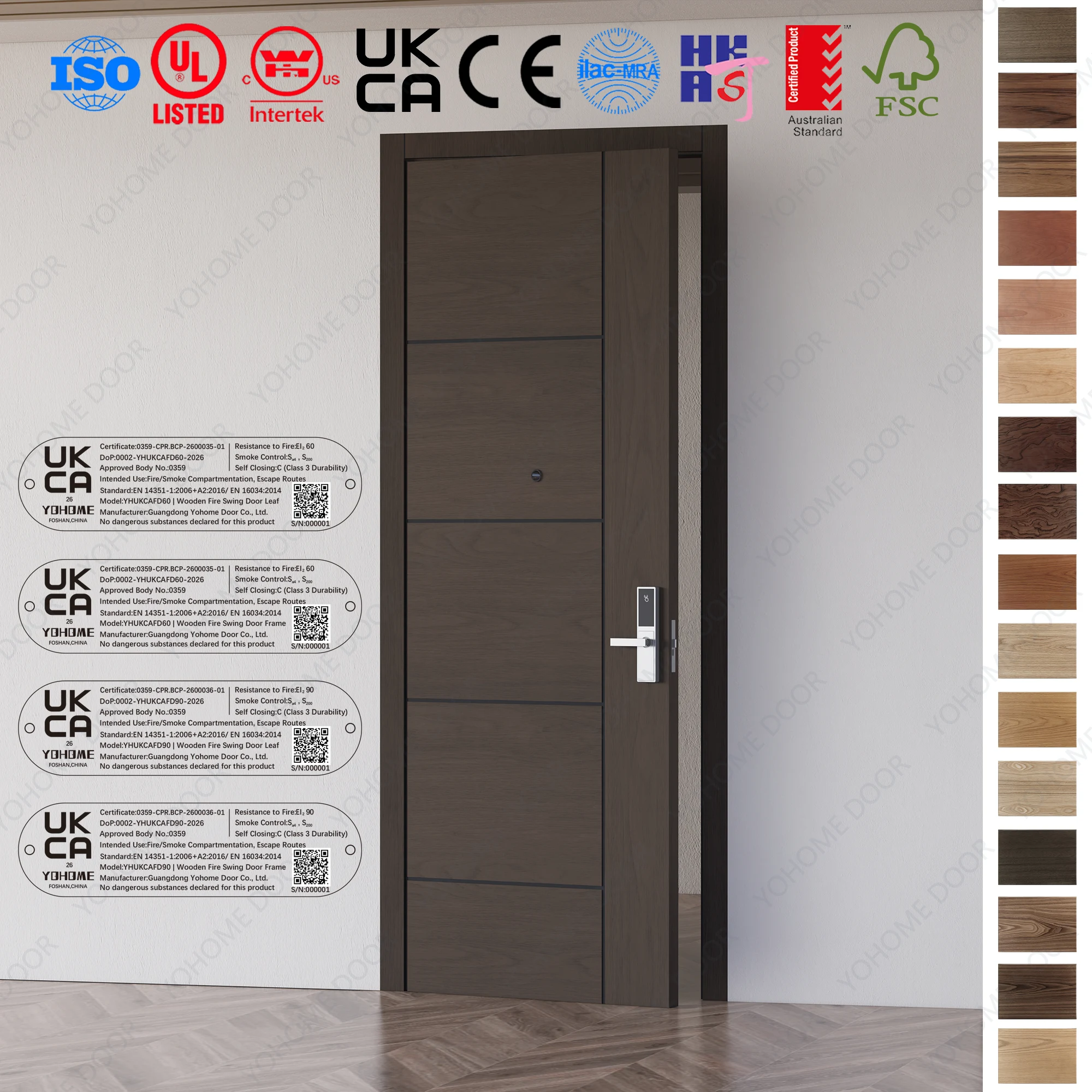 Fire Rated Door supplier for high-end hotels and commercial projects.